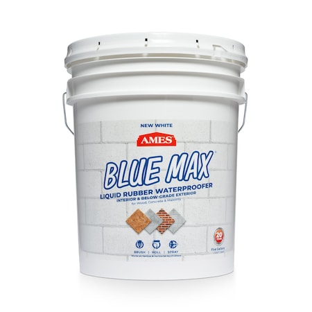Ames Research Laboratories Ames Blue Max Liquid Rubber Waterproofer 5 Gallon - White BMX5WRG
